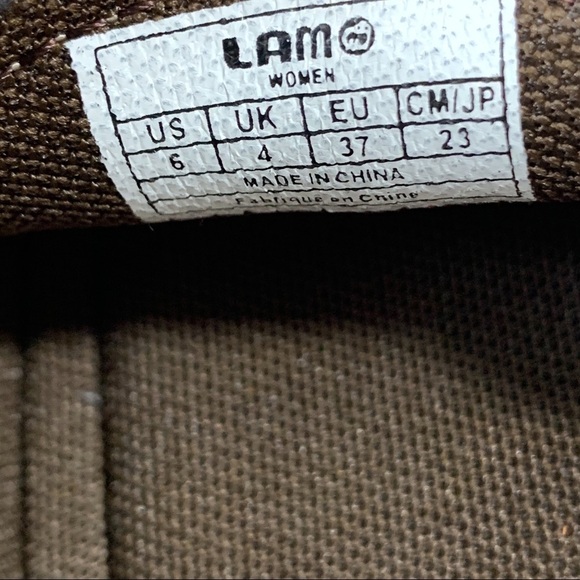 Lamo Women's 6 Sabrina Moc II Moccasins Beige Stripe NEW in Box Slip On - Picture 9 of 9